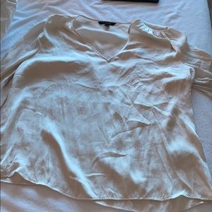 Banana Republic Silk White Top